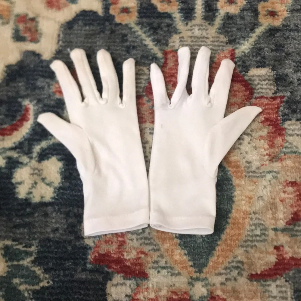 Kids Gloves with Rhinestone Accent